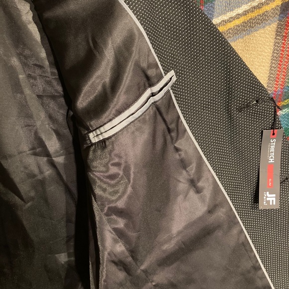 Men's "Black Diamond Dot" Formal Jacket-J. Ferrar - Picture 5 of 6